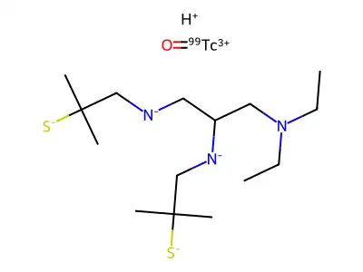 Technetium Tc 99m dea structure