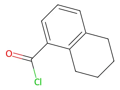 5,6,7,8-Tetrahydronaphthalene-1-carbonyl chloride structure
