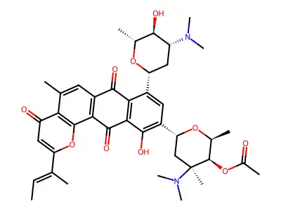 Neopluramycin hydrochloride structure