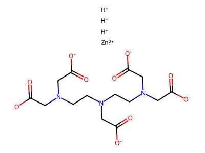 Pentetate Zinc structure