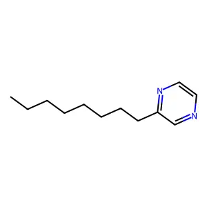 Octylpyrazine structure
