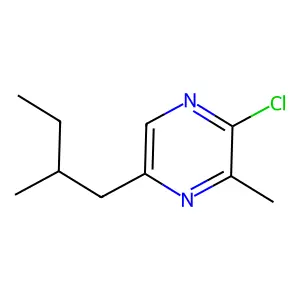 2-Chloro-3-methyl-5-(2-methylbutyl)pyrazine structure