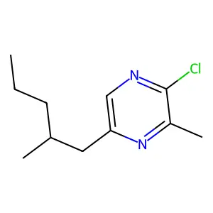 2-Chloro-3-methyl-5-(2-methylpentyl)pyrazine structure