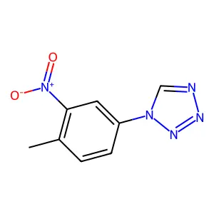 1-(4-Methyl-3-nitrophenyl)tetrazole structure