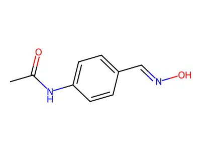 N-[4-(羟亚氨甲基)苯基]乙酰胺 structure