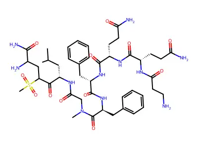 substance P (4-11), beta-Ala(4)-Sar(9)-Met(02)(11)- structure