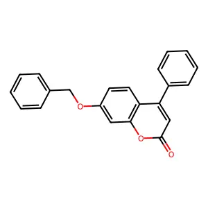 7-(benzyloxy)-4-phenyl-2H-chromen-2-one structure
