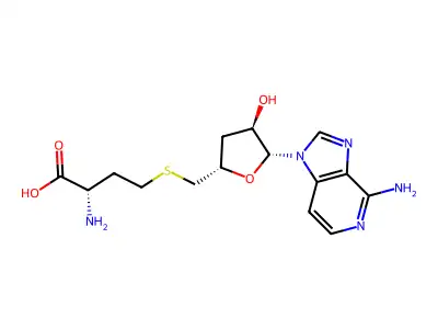 S-3'-deoxy-3-deazaadenosylhomocysteine structure