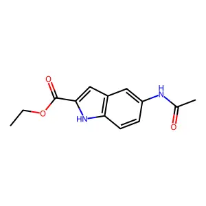 ethyl 5-acetamido-1H-indole-2-carboxylate structure