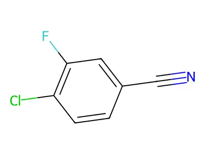 4-Chloro-3-fluorobenzonitrile structure