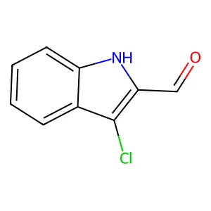 3-Chloro-1H-indole-2-carbaldehyde structure