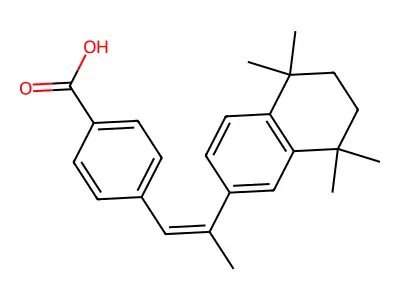 Arotinoid acid structure