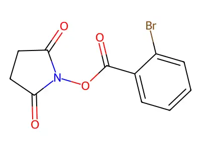 (2,5-Dioxopyrrolidin-1-yl) 2-bromobenzoate structure