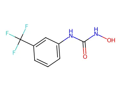 1-Hydroxy-3-(3-trifluoromethylphenyl)urea structure