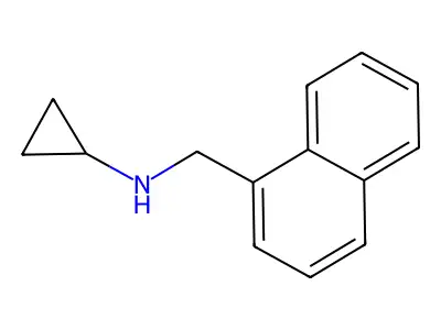 N-(naphthalen-1-ylmethyl)cyclopropanamine structure