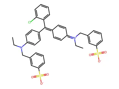 Lissamine Green structure