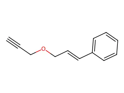 Benzene, [3-(2-propynyloxy)-1-propenyl]- structure