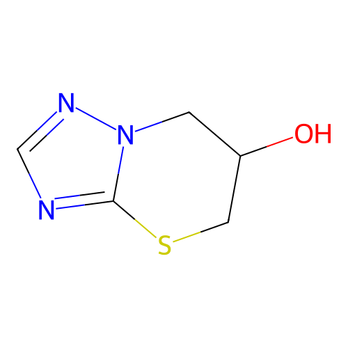6,7-Dihydro-5H-[1,2,4]triazolo[5,1-b][1,3]thiazin-6-ol structure