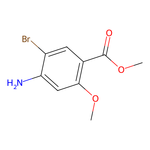 Methyl 4-amino-5-bromo-2-methoxybenzoate structure