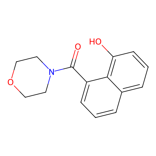 (8-Hydroxynaphthalen-1-yl)(morpholin-4-yl)methanone structure