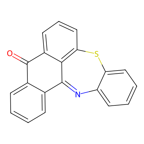 9H-anthra[1,9-bc][1,5]benzothiazepin-9-one structure