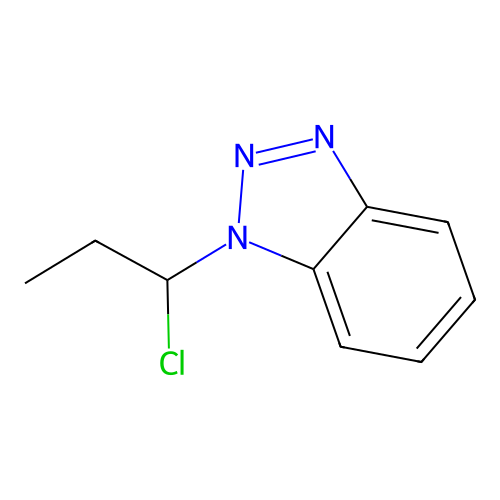 1-(1-Chloropropyl)benzotriazole structure