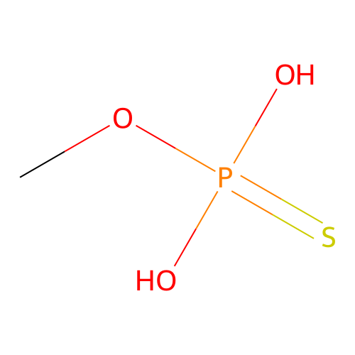 Phosphorothioic acid, O-methyl ester structure