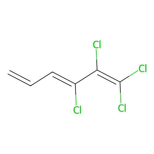 Hexatriene, tetrachloro- structure