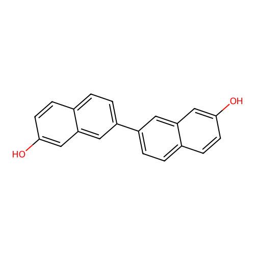 2,2'-Binaphthalene-7,7'-diol structure