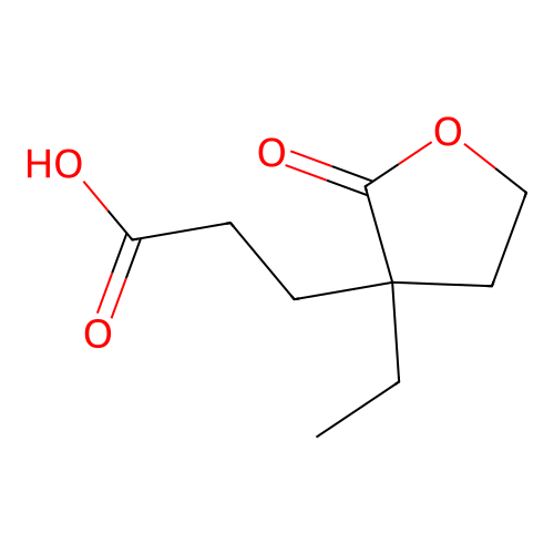 2-Ethyl-2-(2-Hydroxyethyl)-Glutaric Acid Gamma-Lactone structure