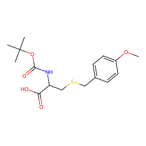 Boc-Cys(pMeOBzl)-OH structure