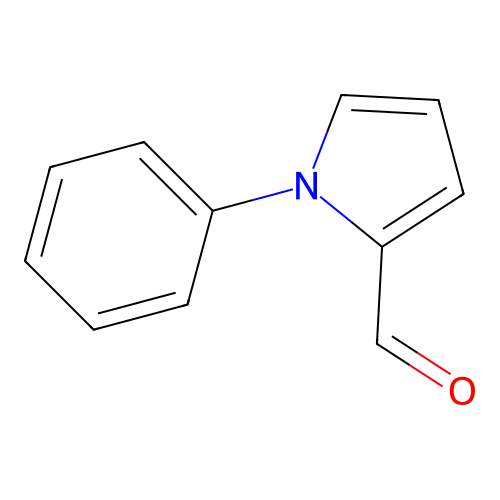 1-phenyl-1H-pyrrole-2-carbaldehyde structure