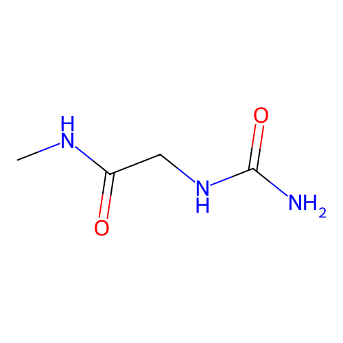 2-(氨甲酰氨基)-N-甲基乙酰胺 structure