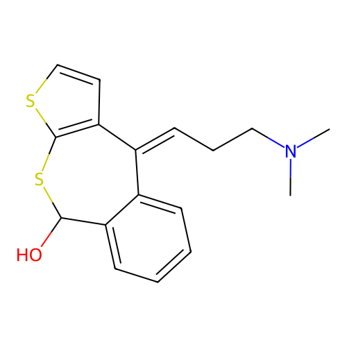 Dithiaden S-oxide structure