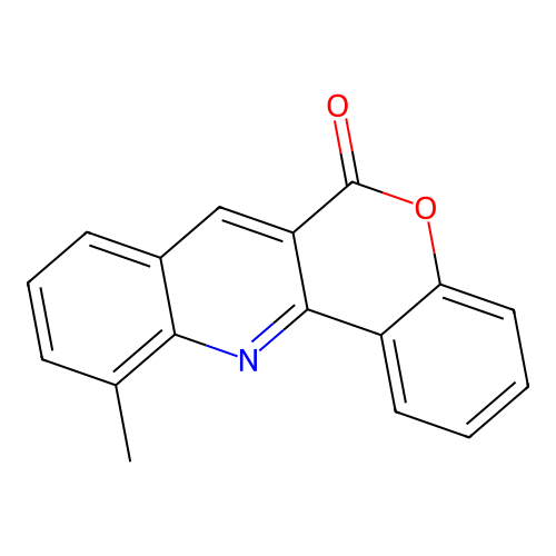 11-Methylchromeno[4,3-b]quinolin-6-one structure
