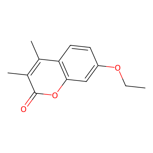 7-ethoxy-3,4-dimethyl-2H-chromen-2-one structure