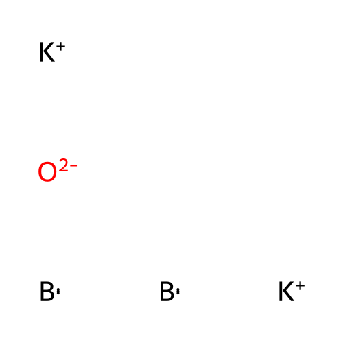 Boron potassium oxide (B5KO8) structure