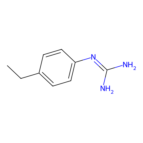 N-(4-ethylphenyl)guanidine structure