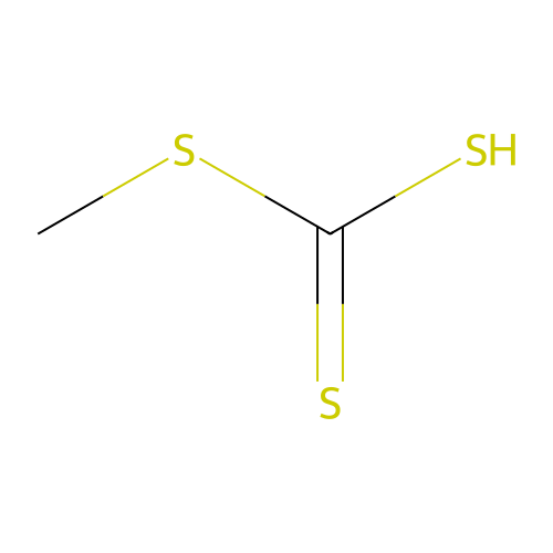 Methyl hydrogen trithiocarbonate structure
