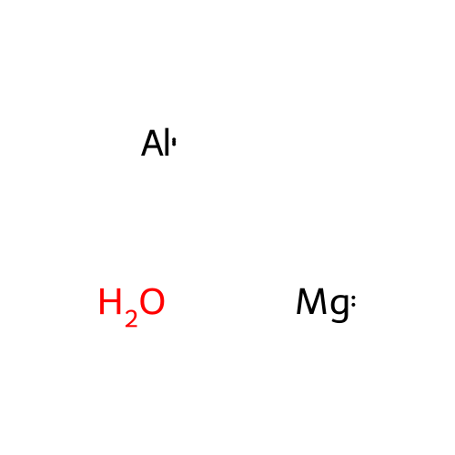 Aluminum magnesium oxide structure