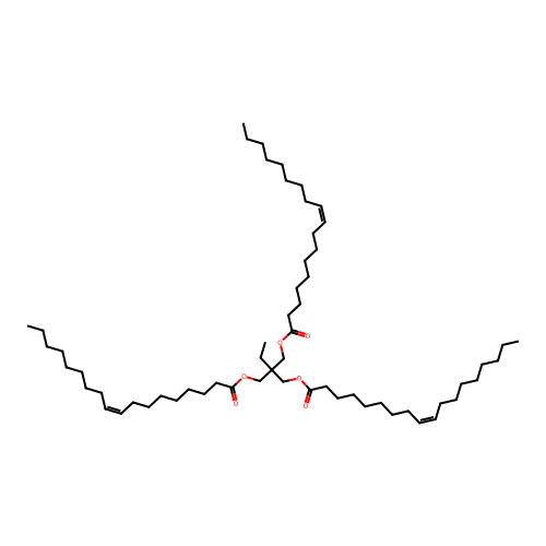 Trimethylolpropane trioleate structure