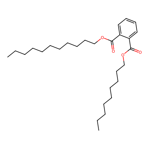Nonyl undecyl phthalate structure