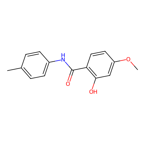 2-hydroxy-4-methoxy-N-(p-tolyl)benzamide structure