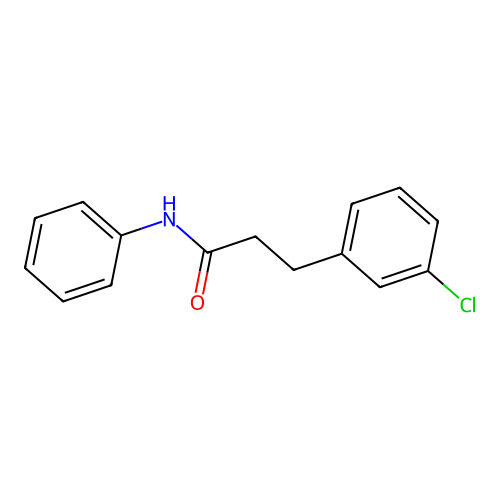 3-(3-chlorophenyl)-N-phenylpropanamide structure