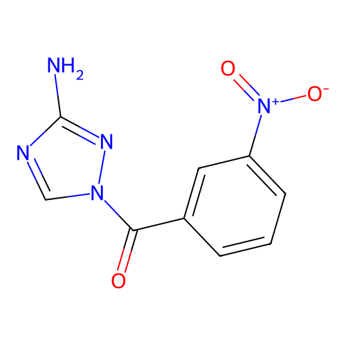 (3-amino-1H-1,2,4-triazol-1-yl)(3-nitrophenyl)methanone structure