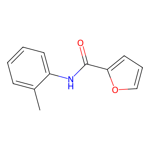 N-(2-methylphenyl)-2-furamide structure