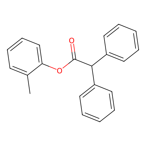 2-Methylphenyl diphenylacetate structure