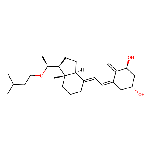 1-hydroxy-22-oxavitamin D3 structure
