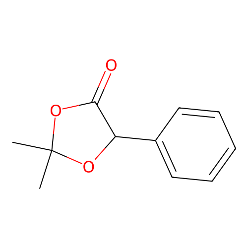 2,2-Dimethyl-5-phenyl-1,3-dioxolan-4-one structure