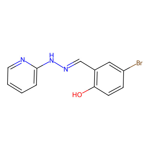 5-溴水杨醛(吡啶-2-基)腙 structure